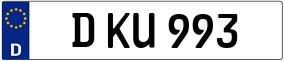 Truck License Plate